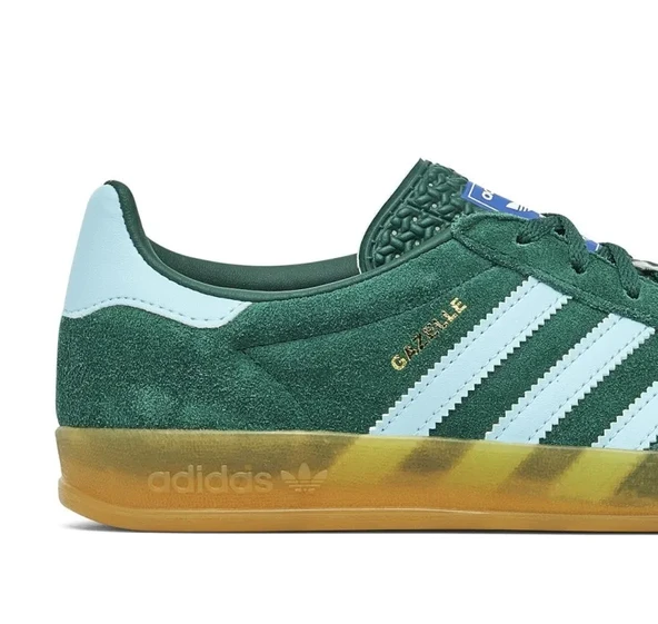 Adidas Gazelle Collegiate Green Sky Blue - Resim 3