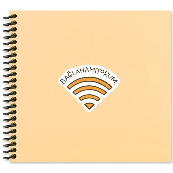 Keskin Color Sticker Defter Hisli Şeyler 16x15 50 Yp. Çizgili Stickerli Defter Bağlanamıyorum