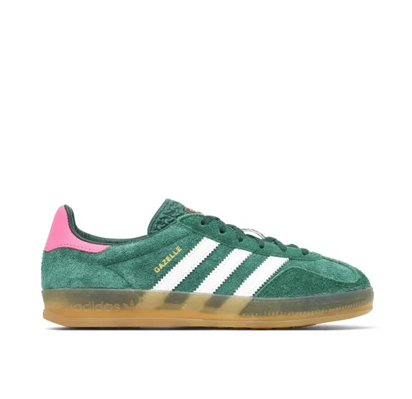 Adidas Gazelle Indoor Collegiate Green Pink Womens ürün görseli