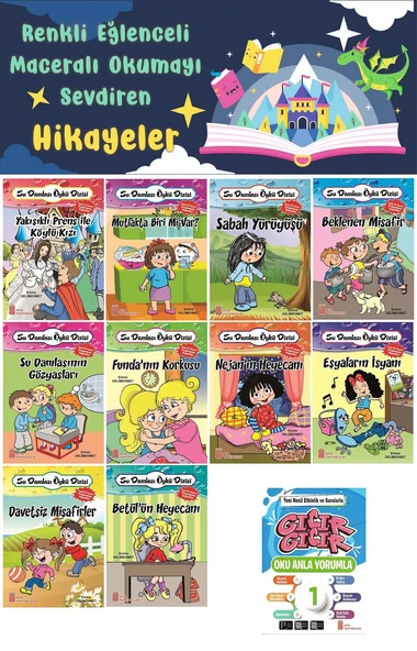 1.Sınıf Oku Anla Yorumla - Renkli Eğlenceli Maceralı Okumayı Sevdiren Hikaye Seti 6 (16 Sayfa) - 1