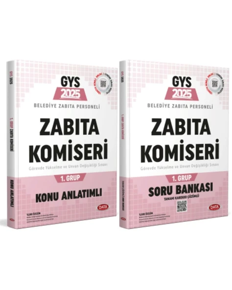 Data GYS Belediye Zabıta Personeli Zabıta Komiseri 1. Grup Konu ve Soru Seti - Resim 3