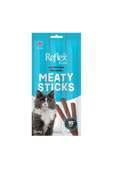 Reflex Sticks Kedi Ödülü Somonlu Tahılsız 3x5 gr