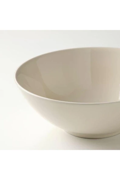 FARGKLAR Seramik Kase Seti, Cilalı Bej, 16 cm, 4 Adet - 2