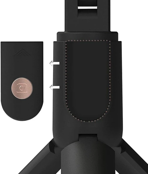 Jopus Talent Bluetoothlu Tripodlu Selfie Sopası - Siyah Bst-01 (19.5 cm, 270° Dönebilir, Katlanabilir) - Resim 3