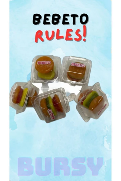 BEBETO Burger Xs Jelibon (80 ADET) - 3