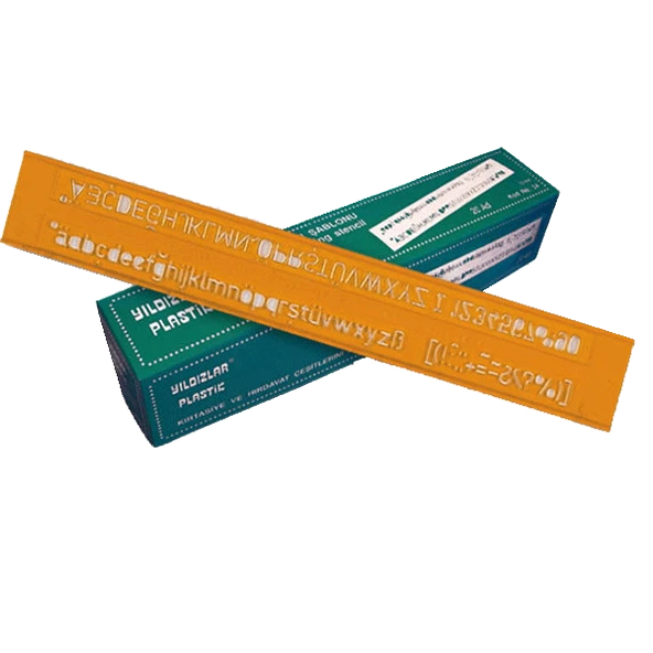 Yıldızlar Yazı Şablonu Teknik 10 MM 54