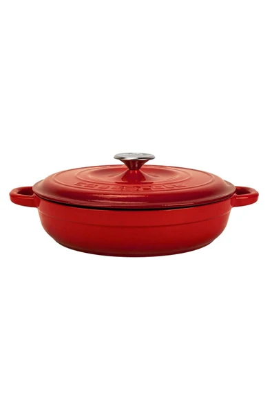 Lava 28cm New Heritage Basık Tencere - Kırmızı - LV Y ST3 28 YK3 R