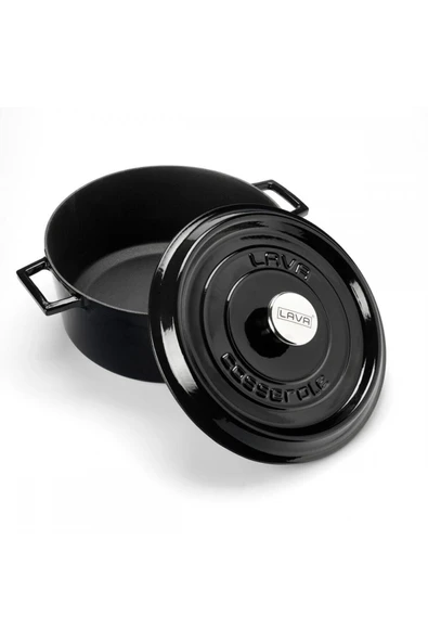 Lava 24 cm Derin Tencere - Siyah - LV Y TC 24 K2 BL - Resim 2