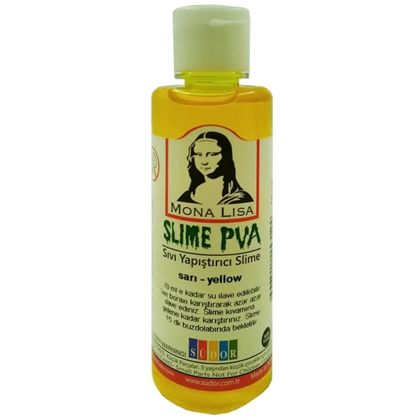 Mona Lisa Sıvı Yapıştırıcı Slime 70 ML Sarı SL01-2