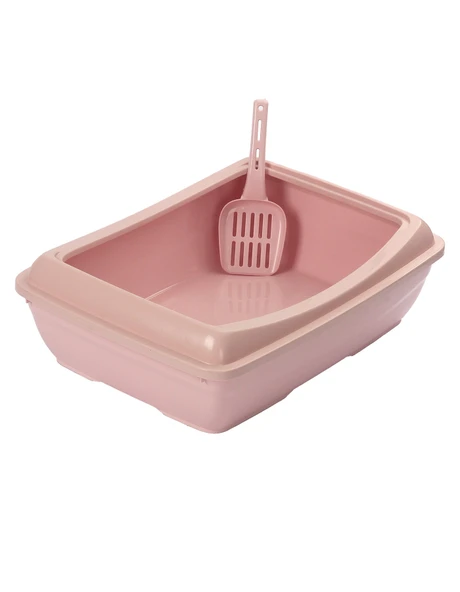 Açık Ekonomik Kedi Tuvaleti 49x15x37,5 cm Kürekli - 2