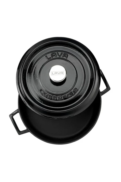 Lava Derin 28 cm Tencere - Siyah - LV Y TC 28 K2 BL