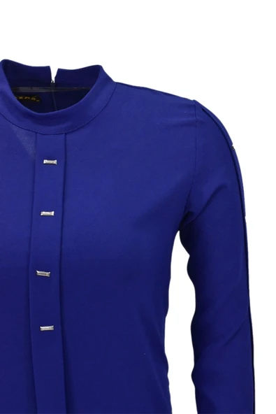 Kadın Köprü Dikişli Puntalı Tunik BGL-ST03600 - Resim 9