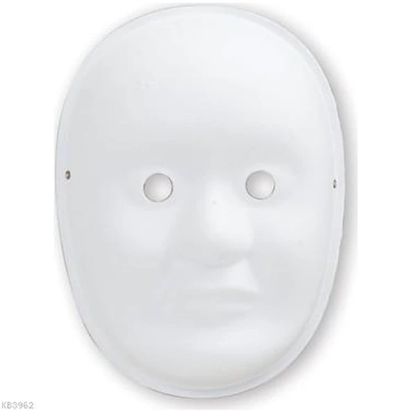 Puti Maske Karton Şişman Surat 5183