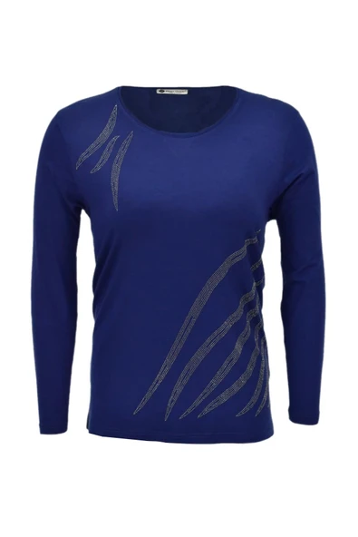 Kadın Uzun Kol Taşlı Bluz BGL-ST03786 ürün görseli