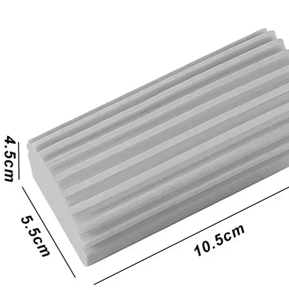 OTO MOTTO Akıllı Nemli Çok Amaçlı Mıknatıslı Sihirli Sünger Toz Alıcı Temizlik Sünger - 4