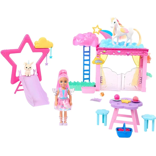 Barbie A Touch Of Magic Chelsea Ve Pegasus Oyun Seti MTL-HNT67