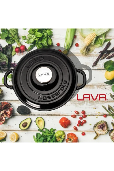 Lava 24cm New Heritage Derin - Siyah - LV Y TC3 24 YK3 BL - 7