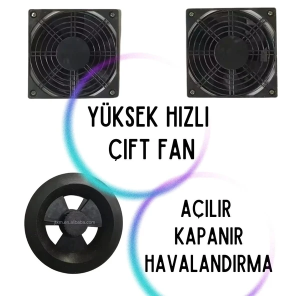 Kaz Uyumlu Kabin Tip Kuluçka Makinesi | 64 Yumurtalık Kapasiteli - 2