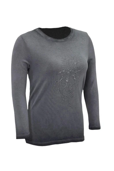 Kadın Pamuk İtalyan Kazak 4549 BGL-ST04093 - Resim 4