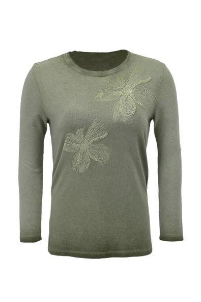 Kadın Pamuk İtalyan Kazak 4547 BGL-ST04094 - Resim 2