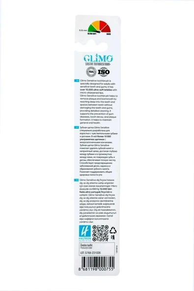 Glimo Sensitive Diş Fırçası 10000+ Ultra Soft - 2