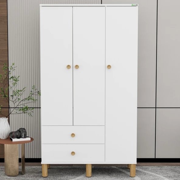 Garaj Home Garaj Home Yaren 3 Kapaklı Dolap - Bohem - 5