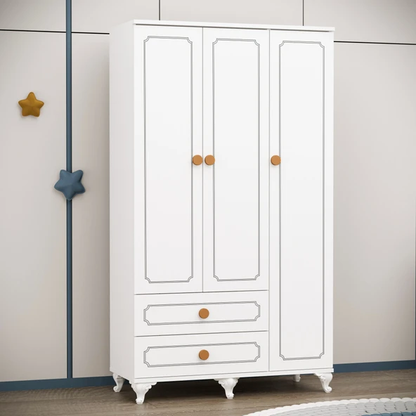 Garaj Home Garaj Home Yaren 3 Kapaklı Dolap - 4