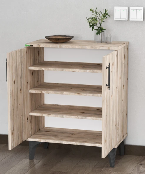 Garaj Home Garaj Home 4 Raflı Ayakkabılık Çok Amaçlı Dolap Soho - 2