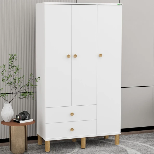 Garaj Home Garaj Home Yaren 3 Kapaklı Dolap - Bohem - 4