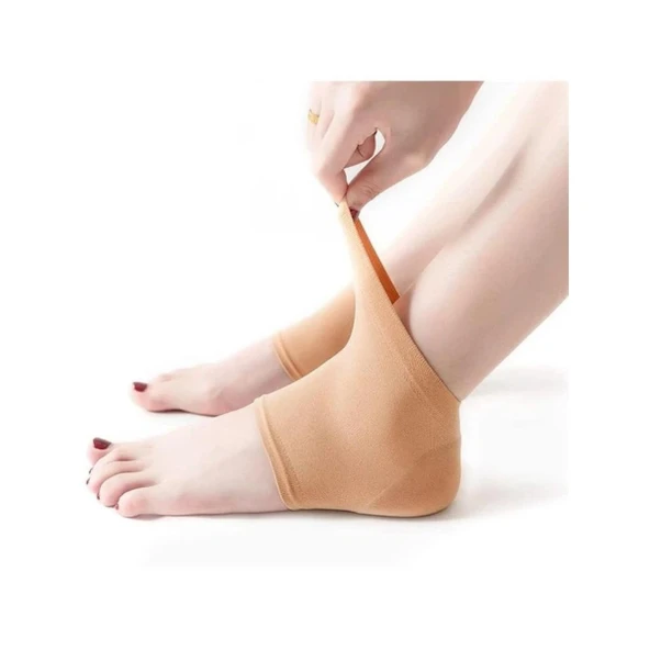 Silikon Topuk Nemlendirici Çorap - 2