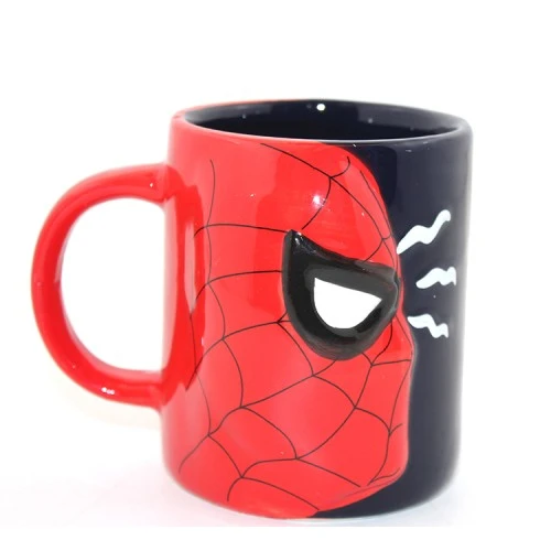 Porselen Spiderman Kupa Bardak