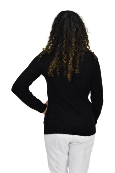 Kadın Yarım Balıkçı Yumoş Triko Kazak BGL-ST04125 - Resim 10