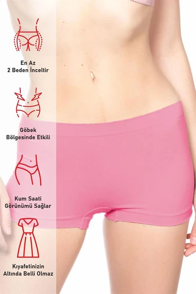 Neon Fuşya Emay 3000 Soft Boxer - Resim 4