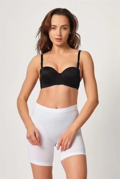 Beyaz Emay 3003 Soft Paçalı Boxer - Resim 5