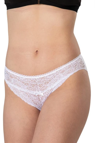 Beyaz Emay 1444 Modal Cotton Dantelli Külot ürün görseli