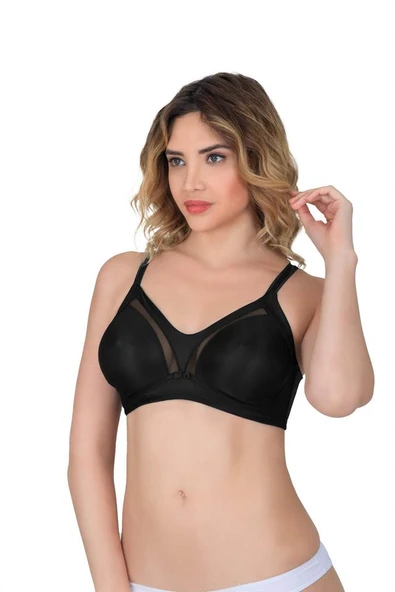 Siyah Emay 171 B Basic Toparlayıcı Sütyen - Resim 3