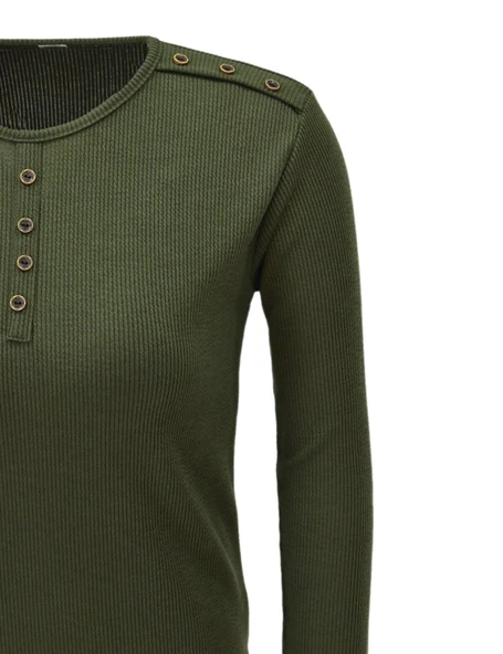 Kadın Kaşkorse Bluz BGL-ST04140 - Resim 7