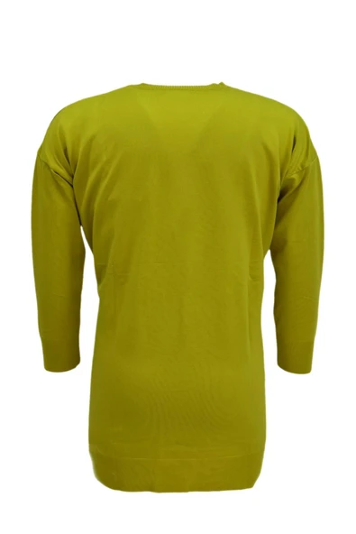 Kadın Taşlı Baklava Desen Oversize Kazak BGL-ST04084 - Resim 6