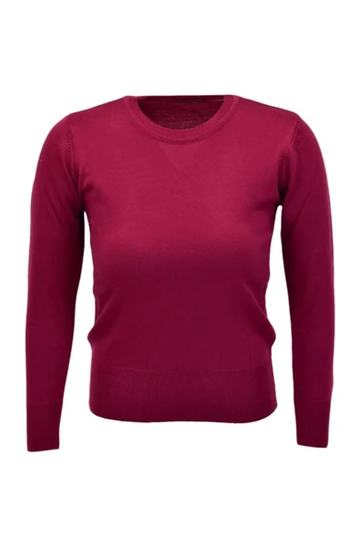 Kadın Sıfır Yaka Spor Kazak BGL-ST04085 - Resim 6