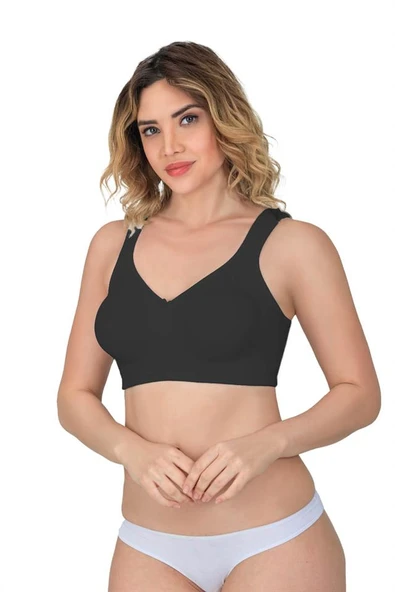 Siyah Emay 179 B Toparlayıcı Sütyen Korse - Resim 3