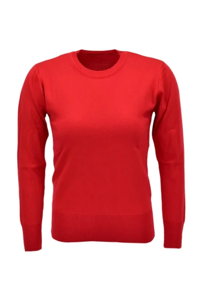 Kadın Sıfır Yaka Spor Kazak BGL-ST04085 - Resim 5