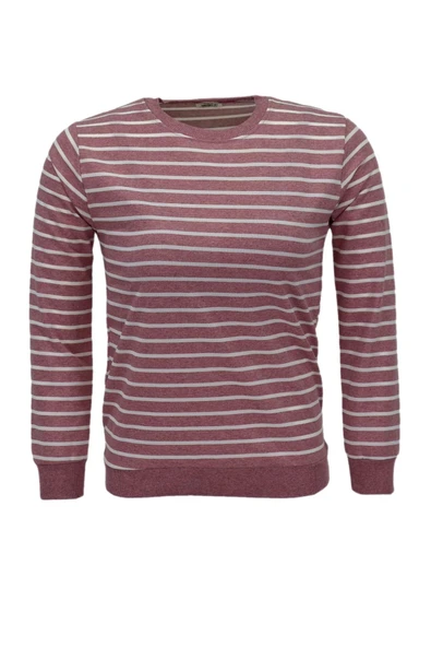 Kadın Çizgili Sweatshirt BGL-ST04142 - 2