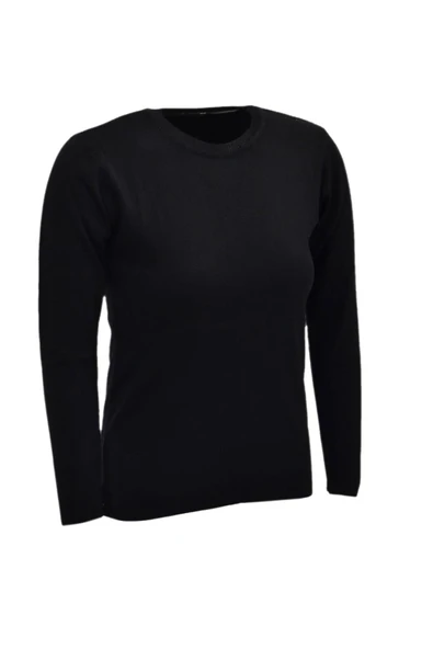 Kadın Sıfır Yaka Spor Kazak BGL-ST04085 - Resim 9