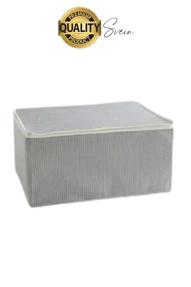 2 Adet Çok Amaçlı Kazak Pike Battaniye Kıyafet Hurcu Dolap Düzenleyici Yerden Tasarruf Baza Altı - 4