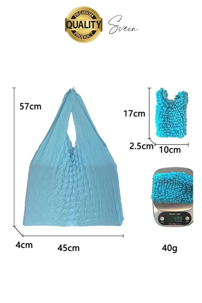Çok Amaçlı Sihirli Genişleyen Bez Çanta 5 Kg Kapasiteli Elastik Büyük Yırtılmaz Dayanıklı İşlevsel - 2