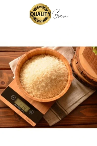 Premium Ahşap Dijital Ekranlı Yüksek Hassasiyet Mutfak Terazisi Bambu Tartı 5 kg Kapasiteli - 3