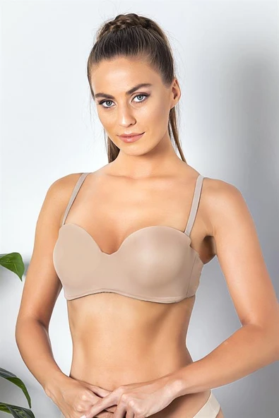 Straplez, Lotus Sütyen Cappucino (brf11261)