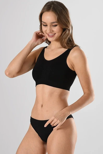 Miss Fit 11027 Kalın Askılı Pedli Bustiyer