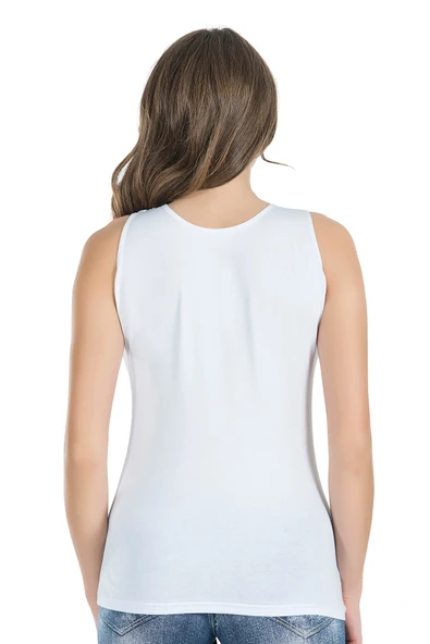 Beruflic Güpürlü Sıfır Kol Kadın Atlet 155 - Resim 4