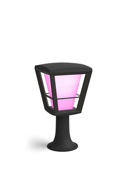 Philips Hue Econic Siyah Ayaklı Dış Mekan 15W IP44 Akıllı Aydınlatma Lambası - 2